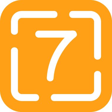 Tek izole edilmiş simgenin vektör illüstrasyonu