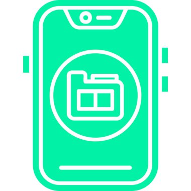 - Telefon. Web simgesi basit illüstrasyon