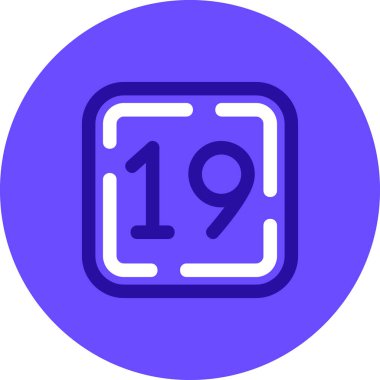 bir numaralı simge vektör illüstrasyon tasarımı