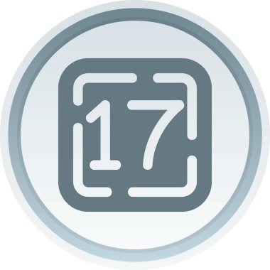 7 sayısının vektör illüstrasyonu