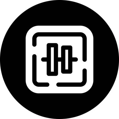 Tek bir dosya simgesinin vektör illüstrasyonu