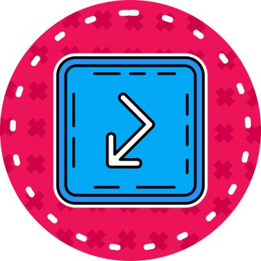 Kumarhane çipi ikonu. Basit tasarım