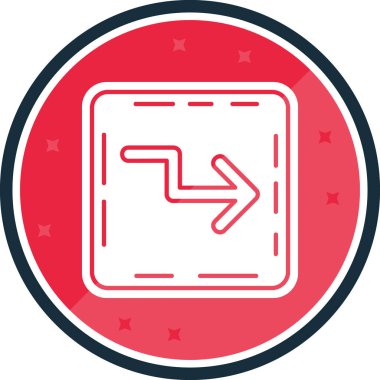 ok simgesinin vektör illüstrasyonu