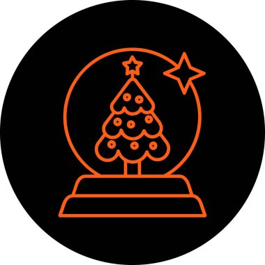 Noel ağacı ikonu. Web için noel ağacı vektör simgesinin basit bir gösterimi