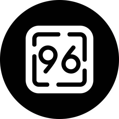 Vektör 9 s biçim simgesi