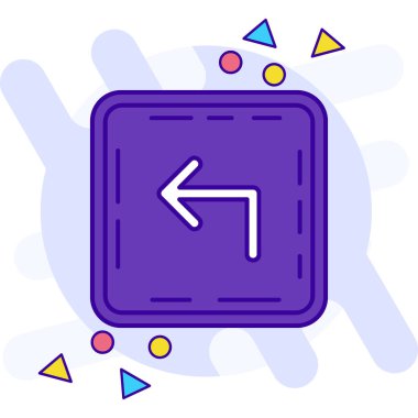 ok simgesi vektör illüstrasyonu