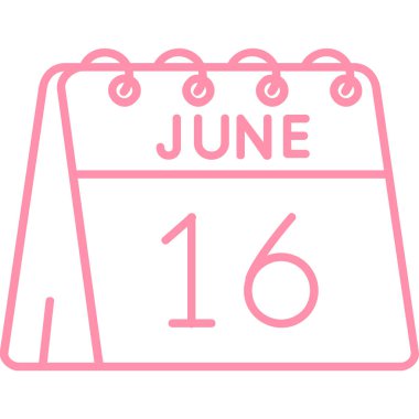 Takvim simgesi tasarımı, vektör illüstrasyonuName