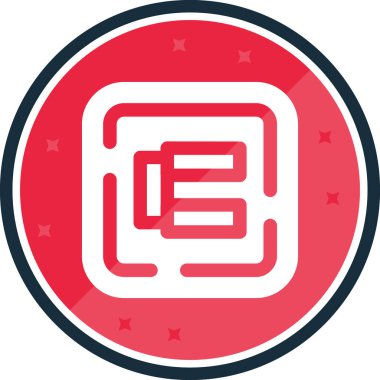 Çin burcu işaret simgesi ile doldurulmuş - taslak biçimi