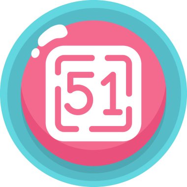 Tek bir izole simgenin vektör illüstrasyonu