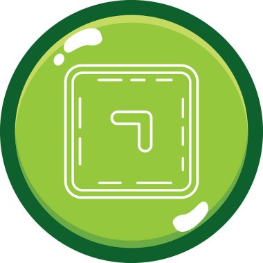 Modern bir simgenin vektör illüstrasyonu