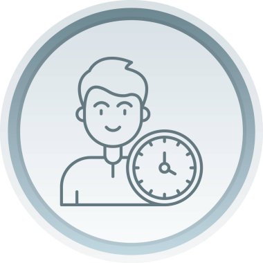 Saatin vektör illüstrasyonu