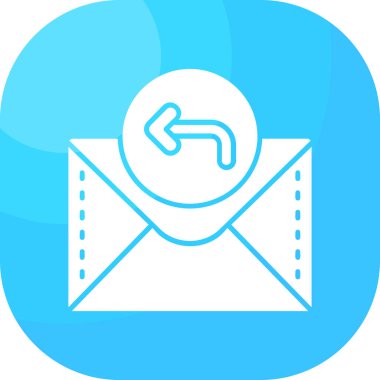 E-posta. Web simgesi basit illüstrasyon