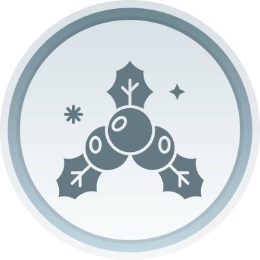 Kar Tanesi simgesi, vektör illüstrasyonu