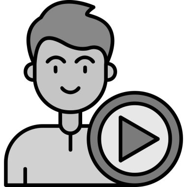 Konuşma baloncuklu video oynatıcı