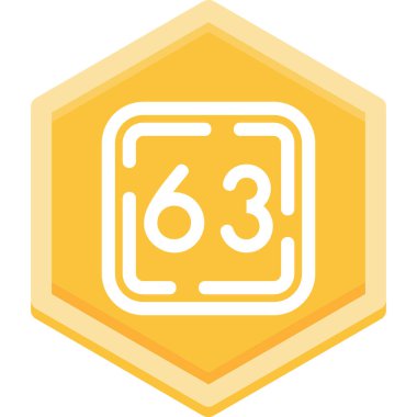 5 numaralı simge vektör illüstrasyonu