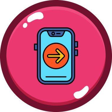 Kan damlası olan akıllı telefon