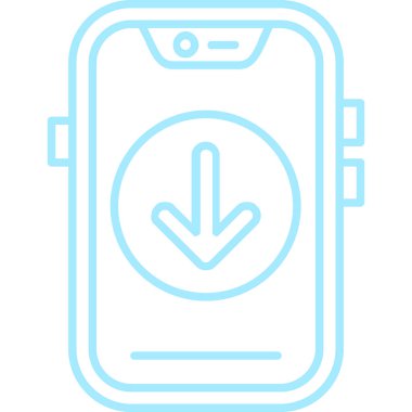 cep telefonu ikonu vektör illüstrasyonu