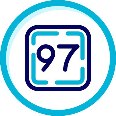 Modern b 'nin vektör illüstrasyonu eksik simgesi