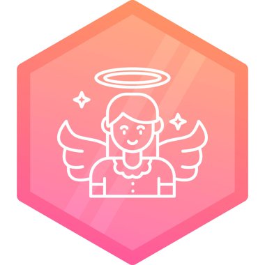 Bir yıldız simgesinin vektör illüstrasyonu