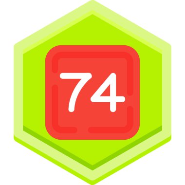 Tek izole edilmiş simgenin vektör illüstrasyonu