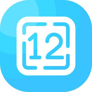 2 numaralı işaret simgesi beyaz arkaplanda izole edilmiş düz stil.