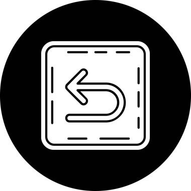 Modern bir simgenin vektör illüstrasyonu