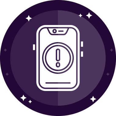 Mobil uygulama simgesinin vektör illüstrasyonu