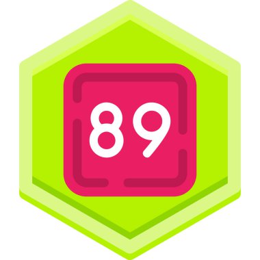 998 yeşil simge tasarımı vektör çizimi