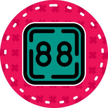 Cep telefonu için vektör illüstrasyonu, simge ögesi arkaplanı