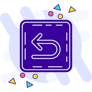 ok yönü simgesi doldurulmuş - taslak biçimi