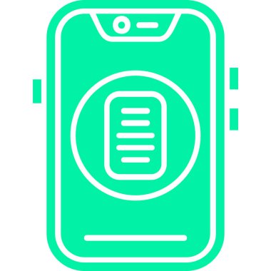 - Telefon. Web simgesi basit illüstrasyon