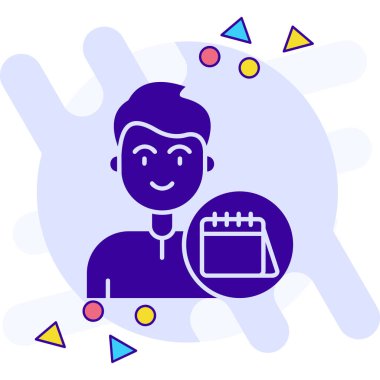 Beyaz arkaplanda izole edilmiş ana hatlı pasta ikonu. İllüstrasyon sembolü