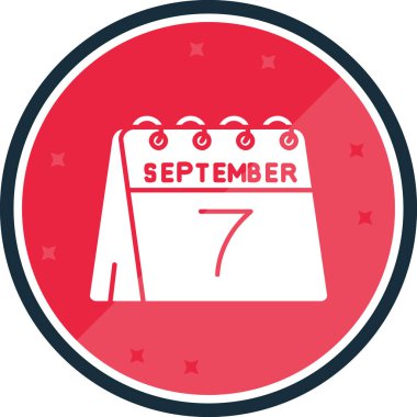 Eylül 17 tarih takvim simgesi