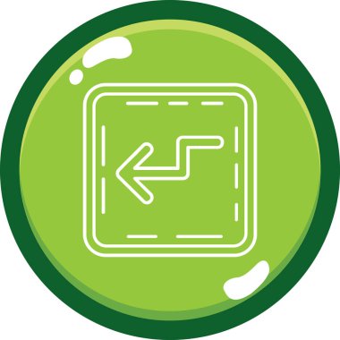 Modern b 'nin vektör illüstrasyonu eksik simgesi