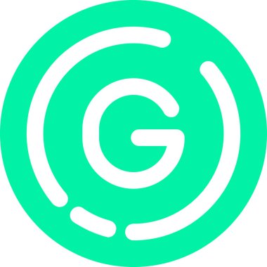 Para sikkesi simgesi doldurulmuş ana hatlar biçiminde