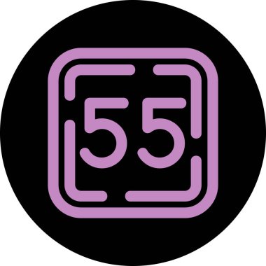 565 glyph renk simgesi tasarımı