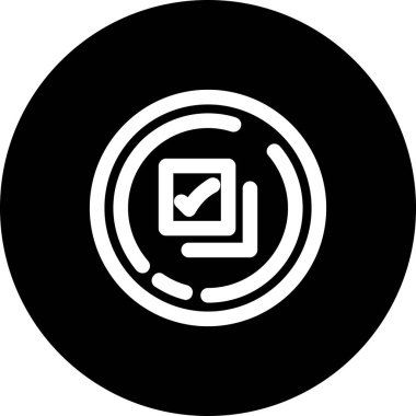 Bir saatin vektör illüstrasyonu