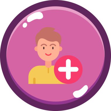 Baloncuklu insanın vektör illüstrasyonu