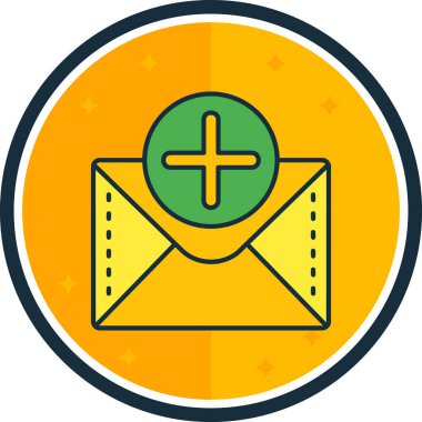 Bir harf simgesinin vektör illüstrasyonu