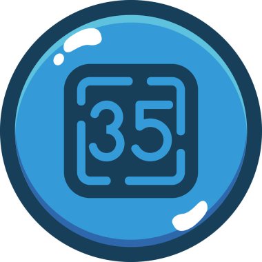 5845 simgesi. Basit resimleme