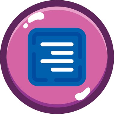 Modern simgenin vektör illüstrasyonu