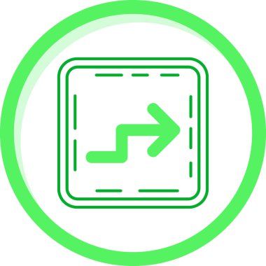 ok simgesinin vektör illüstrasyonu