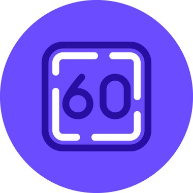 85 hız simgesi vektör illüstrasyonu