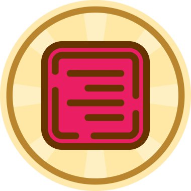 Bozuk para. Web simgesi basit illüstrasyon