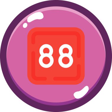 878 modern simge, vektör illüstrasyonu