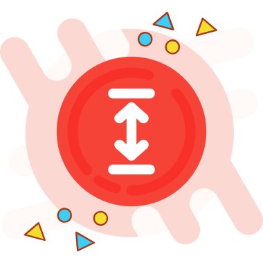 koronvid bize düz biçimli vektör simgesi