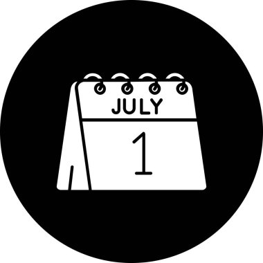 Takvim simgesinin vektör illüstrasyonu