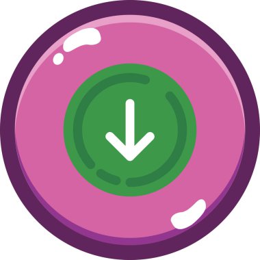 Top bowling ikonu, ana hatlarıyla doldurulmuş.