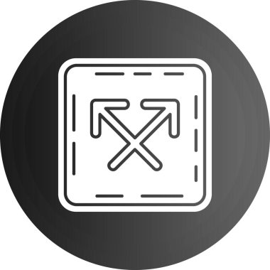 Tek bir simgenin vektör illüstrasyonu