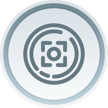 Hedef simgenin vektör illüstrasyonu